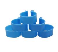 Chicken Leg Rings, No Words Poultry Leg Rings Multicolor 16mm 100 Pcs(Blue 100 Pcs)