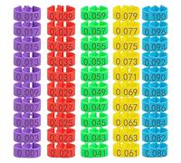 Chicken Leg Rings | Numbered Leg Strap Tags - Chicken Identification Leg Rings for Ducks, Poultry Chicken