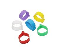 Chicken Leg Rings Poultry Identification Bands, 30Pcs 25Mm Poultry Foot Ring Chicken Duck Goose Birds Leg Bands(Unique Colour)