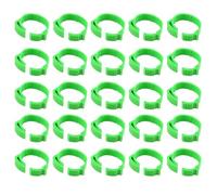 Chicken Leg Rings Reusable Clip On Leg Rings for Chickens, 100PCS Poultry Legs Buckle | Adjustable Size Label Buckle Ring for Chicken Duck Pigeon Poultry Farming Distinction