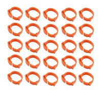 Chicken Leg Rings Reusable Clip On Leg Rings for Chickens, 100PCS Poultry Legs Buckle | Adjustable Size Label Buckle Ring for Chicken Duck Pigeon Poultry Farming Distinction