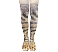 Chicken Leg Socks for Women Men Funny Novelty Crazy Sock White Elephant Gifts for Adults Gag Gift Chicken Feet Socks, Grey, One size