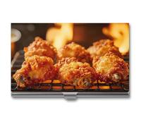Chicken Legs On The Grill Business Card Case Slim Card Holder