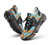 Chicken Legs Pattern Men's Running Shoes | Breathable Fashion Road Trainers Walking Sneakers