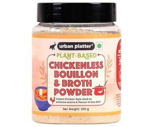 Chicken-Less Bouillon & Broth Powder, 200g (Makes Chicken Stock, Perfect for Plant-Based Cooking, Stock de Poulet)