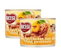 Chicken Liver Pate, by BUCEGI, Tinned Food Packaging (2 Pack, Chicken Liver Pate 200g)