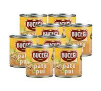 Chicken Liver Pate, by BUCEGI, Tinned Food Packaging (8 Pack, Chicken Liver Pate 300g)