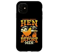 Chicken Lover Hen Before Men Chicken Farmer Case for iPhone 11