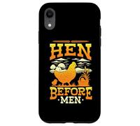 Chicken Lover Hen Before Men Chicken Farmer Case for iPhone XR