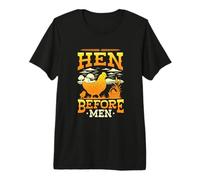 Chicken Lover Hen Before Men Chicken Farmer Premium T-Shirt