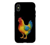 Chicken Made Of Jigsaw Puzzle Art Case for iPhone X/XS