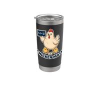 Chicken Math Funny Backyard Chickens Chicken Lady Humor Stainless Steel Insulated Tumbler