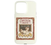 Chicken Math Funny Chalkboard Equation Hen Backyard Chickens Case for iPhone 15 Pro Max