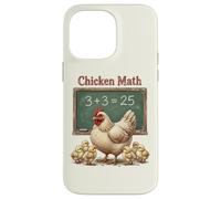 Chicken Math Funny Hen Chalkboard Equation Backyard Farmer Case for iPhone 14 Pro Max