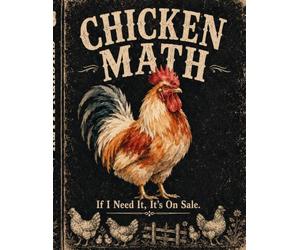 Chicken Math: If I Need It, It's On Sale - Farm Notes Journal for Backyard Chicken Keepers: Blank Lined Notebook for Flock Records, Hen House Notes & Chicken Lady Humor