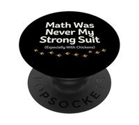 Chicken Math Too Many Chickens Backyard Poultry Humor Flock PopSockets Adhesive PopGrip