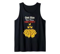 Chicken Math Too Many Chickens Backyard Poultry Humor Flock Tank Top