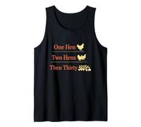 Chicken Math Too Many Chickens Backyard Poultry Humor Flock Tank Top