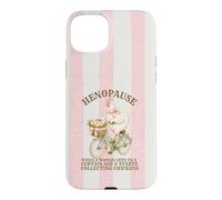 Chicken Menopause Henopause Riding A Bike Eggs Stripes Case for iPhone 15 Plus