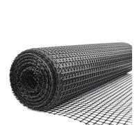 Chicken Mire Mesh Roll Plastic Garden Net Fence Sheet Poultry Breeding Balcony Protection Net Black 1x10M for Animal Pet Vegetable