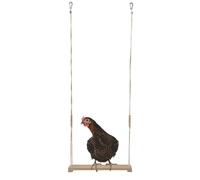 Chicken Mixing Swing - Chicken Enrichment Toy for Chickens, Roosters, Chicks | Wooden Swing for Poultry Training, Cage Fun, Backyard Pet Activity, Hanging Toy for , Coop, Farm, Stove