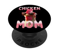 Chicken Mom Chick Mommy Mother Farmer Poultry Mothers Day PopSockets Adhesive PopGrip