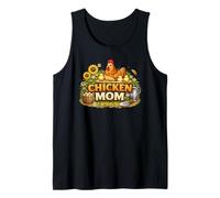 Chicken Mom Funny Backyard Chicken Lover Design Tank Top
