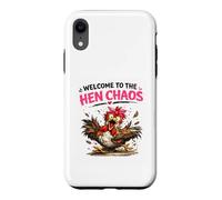 Chicken Mom Hen Lover Welcome To The Hen Chaos Case for iPhone XR