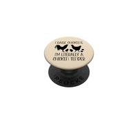 Chicken Mom I Raise Chickens I'm Litterally a Chicken Tender PopSockets Adhesive PopGrip