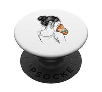 Chicken Mom Patchwork Hen Cute Chicken Lady Design PopSockets Adhesive PopGrip