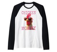 Chicken Mommy Chick Mom Mother Farmer Poultry Mothers Day Raglan Baseball Tee