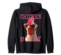 Chicken Mommy Chick Mom Mother Farmer Poultry Mothers Day Zip Hoodie