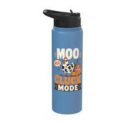 Chicken Moo Cluck Mode Farm Stainless Steel Insulated Water Bottle