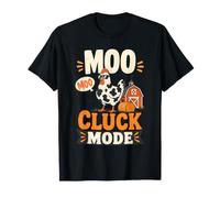 Chicken Moo Cluck Mode Farm T-Shirt