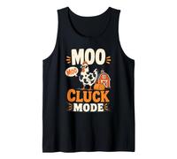 Chicken Moo Cluck Mode Farm Tank Top