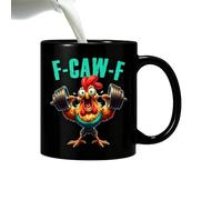 Chicken Mug - 11oz Ceramic Farmhouse Funny - Farm Coffee Mugs | for Halloween, Holiday, Thanksgiving, Christmas, Birthday, Fall, Autumn, Party, Home, Kitchen, Women, Men, Coworkers