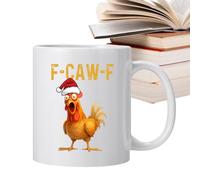 Chicken Mug | 350ML Ceramic Farmhouse Funny | Funny Chicken Coffee Mug - for Fall, Autumn, Halloween, Thanksgiving, Christmas, Holiday, Birthday, Party, Home, Kitchen, Women, Men, Coworkers