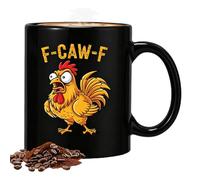 Chicken Mug Funny - 11oz Ceramic Hot Coffee Cup | Drinking Cups Halloween | for Study Living Room Teachers Students Office Restaurant Hotel Collectors Birthday Gathering Christmas Halloween