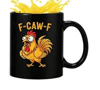 Chicken Mug Funny,11oz Ceramic Hot Coffee Cup - Halloween Milk Cups | for Study Living Room Teachers Students Office Restaurant Hotel Collectors Birthday Gathering Christmas Halloween