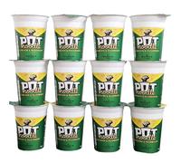 Chicken & Mushroom Pot Noodle Multipack - Pack of 12 x 90g Instant Pot Noodles with Topline Card. Chicken Soup Snack Pots Bulk Buy for Camping Food, Picnics or School Holidays.