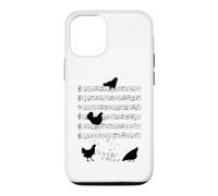 Chicken music Chickens Music Note Clef Musician Case for iPhone 12/12 Pro