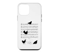 Chicken music Chickens Music Note Clef Musician Case for iPhone 12 mini