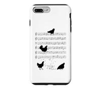 Chicken music Chickens Music Note Clef Musician Case for iPhone 7 Plus/8 Plus