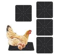Chicken Nesting Box Pads | Reusable Silicone Poultry Bedding Mat | Laying Hen Nesting Pads | for Poultry Duck Quail Brooder Outdoor Barn Backyard Garden Lawn Farm
