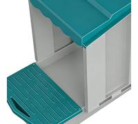 Chicken Nesting Box - Wooden Egg Lay Units, Gold Standard Farm House Design, Durable Poultry Nest Crates, Backyard Hen Shelter | Comfortable Laying Space For Chickens Ducks Birds Farm Use