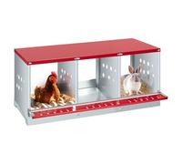 Chicken Nesting Boxes, Galvanised Steel Chicken Nest Box, Large Vented Holes Chickens Coop, Metal Poultry Nest Box Wall Mount, Easy Egg Collection
