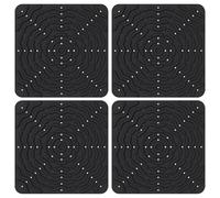 Chicken Nesting Mat - Chicken Mat 12x12 | Fiber Nesting Box Liners, 4 Pieces, Reusable Silicone Mat, Bedding for Chicks, Brooder, Farm, Chicken Coop, Canar