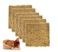 Chicken Nesting Pads - 6 Pieces Reusable Coop Bedding, Washable Poultry Nest Mats for Laying Boxes and Coops | Comfortable Artificial Liners for Chicken Duck Hen | Farm Garden Homestead Outdoor Indoor