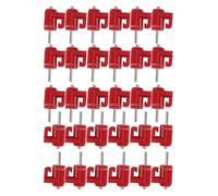 Chicken Nipple Waterer Poultry Water Nipple Drinker Durable Automatic Control Steel Ball Design for Chicken Coop Outdoor Plastic Red Head 30Pcs (PilipaneHOpWqr9-12)