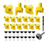 Chicken Nipples - Chicken Waterer System, Poultry Automatic Waterer | No Leakage Chicken Water Feeder With Drill Bit, Horizontal Chicken Waterer Nipples For Other Poultry Water Quail